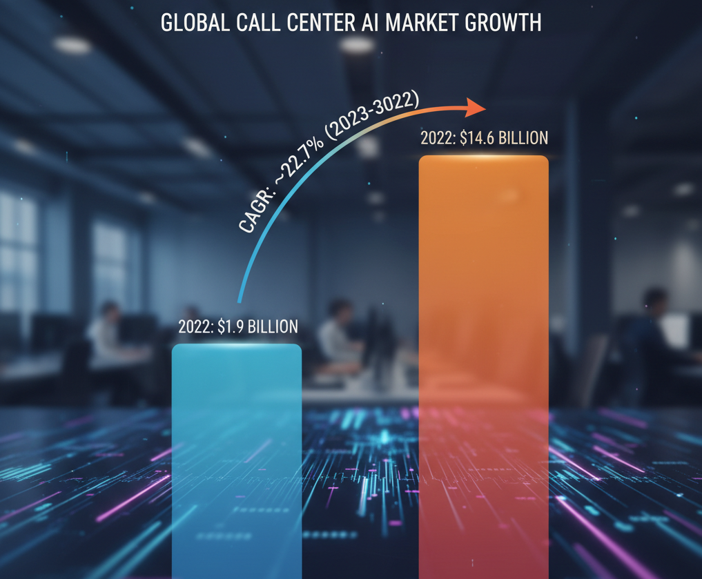 Business owner using AI-powered answering service to manage customer calls efficiently