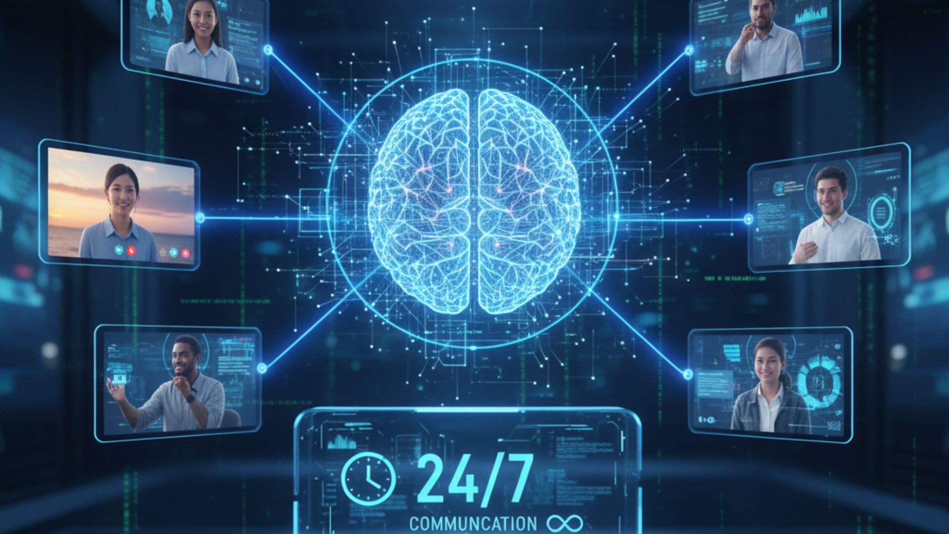 Illustration of 24/7 Communication